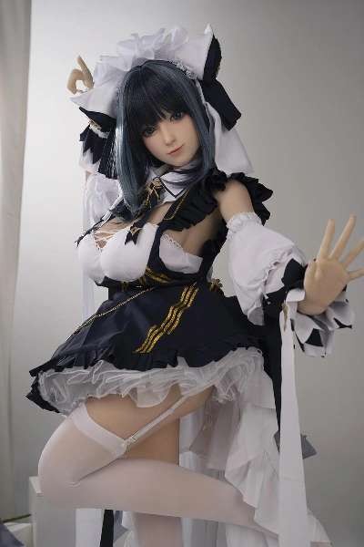 140cm コスプレ エロメイド  巨乳 リアル ドール セックス 月空詩（つくし）